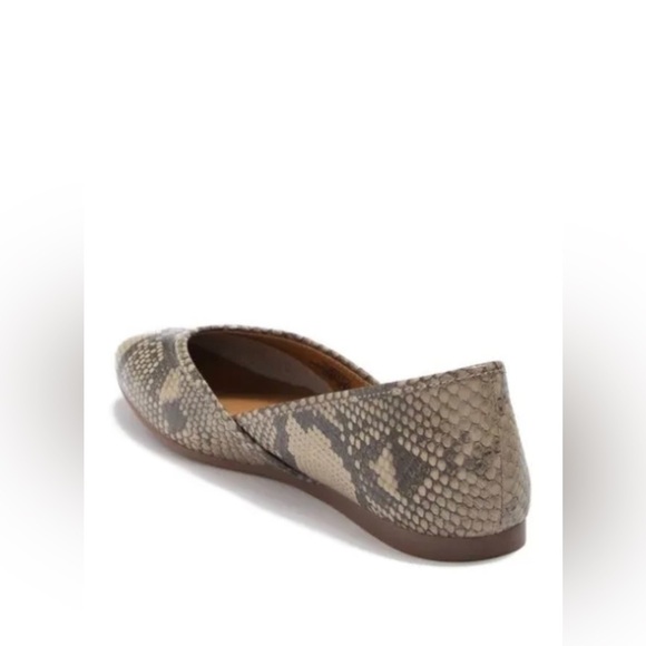 Ameena Ballet Flats Chinchilla Slither Snake Print Leather 9.5 - Picture 9 of 16